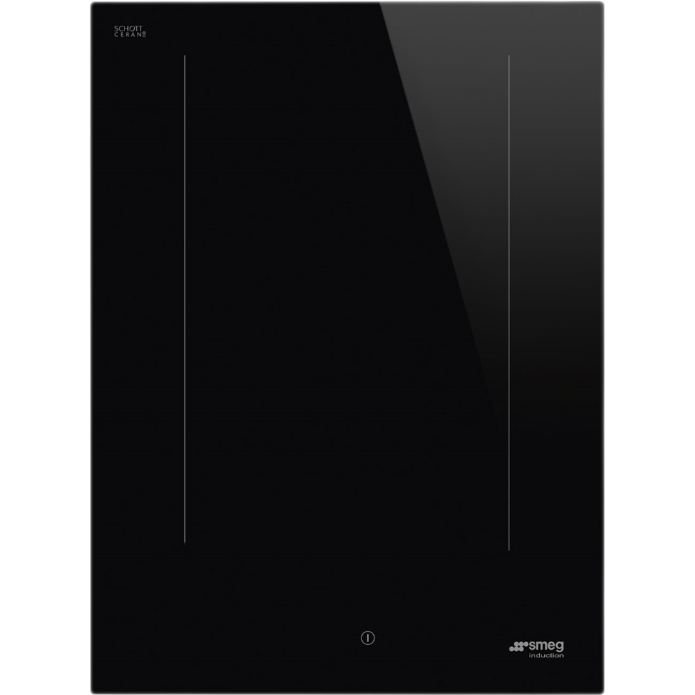 Smeg Indukční varná deska se 2 varnými zónami a dotykovým ovládáním, 38 cm, SIM3323D, černá SIM3323D