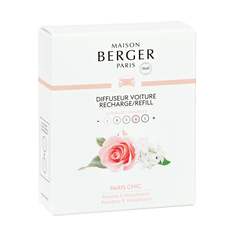 Maison Berger Paris Keramická náplň vůně do auta Paris Chic, 2 ks 6431
