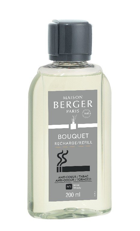 Maison Berger Paris Náplň do Difuzéru Proti zápachu tabáku – Dřevitá vůně, 200 ml 6028