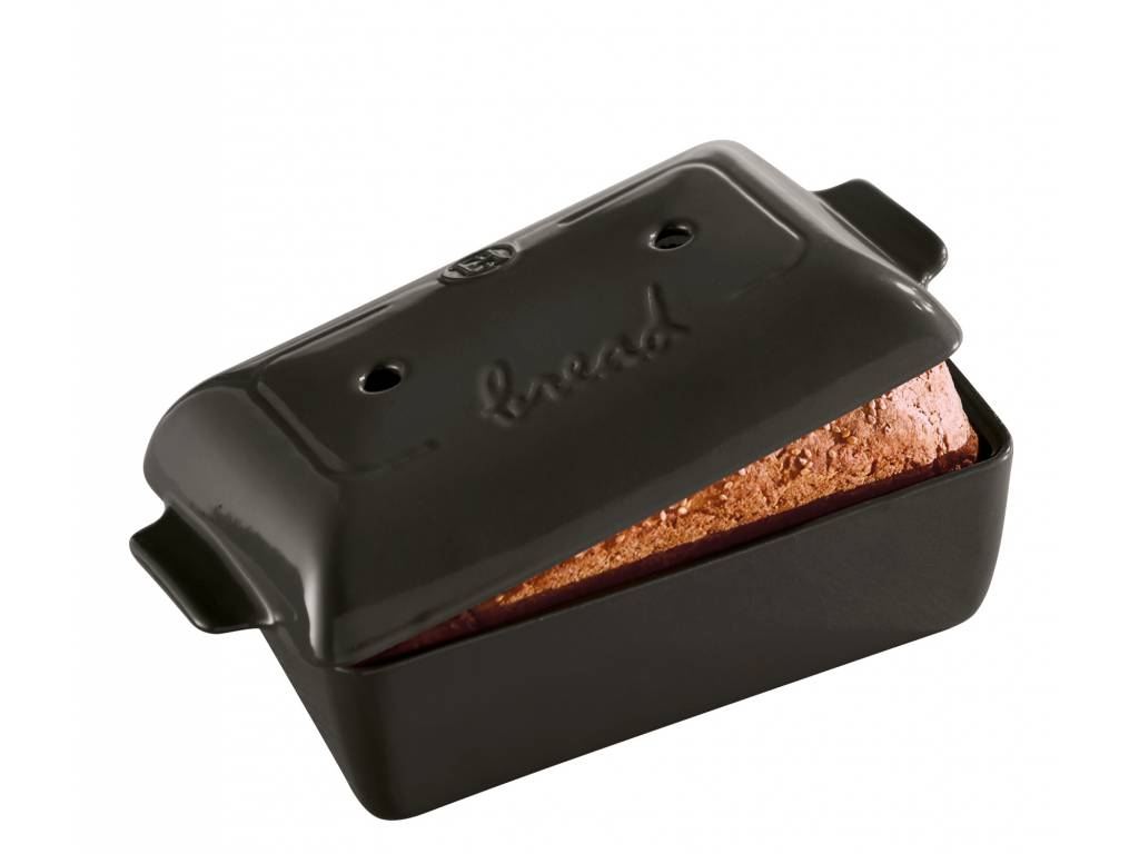 Emile Henry Hranatá forma na pečení chleba, 28 x 14,5 cm, pepřová 799504