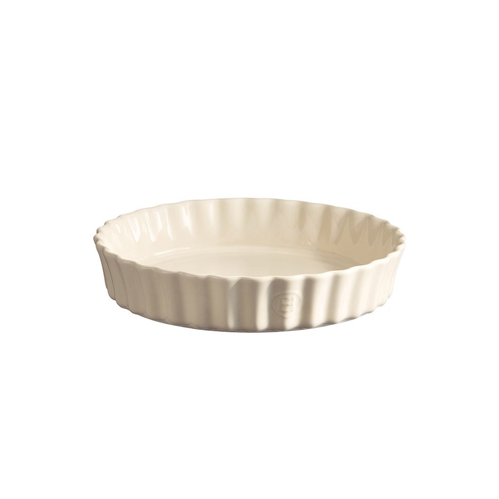 Emile Henry Hluboká koláčová forma, Ø 24,5 cm, slonová kost 026024