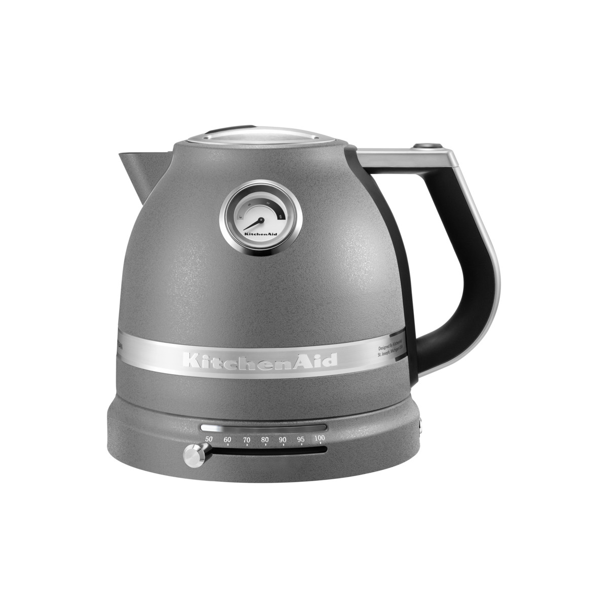 KitchenAid Retro rychlovarná konvice Artisan 5KEK1522, 1,5 l, šedá 5KEK1522EGR