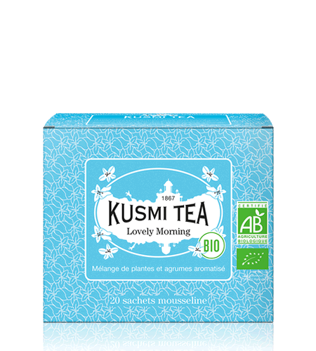 Kusmi Tea Porcovaný bylinný čaj Lovely Morning Bio, 20 sáčků 21684A1120