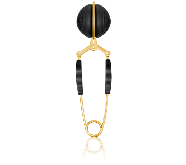 Kusmi Tea Sítko na čaj - "kleště", černozlaté 31389