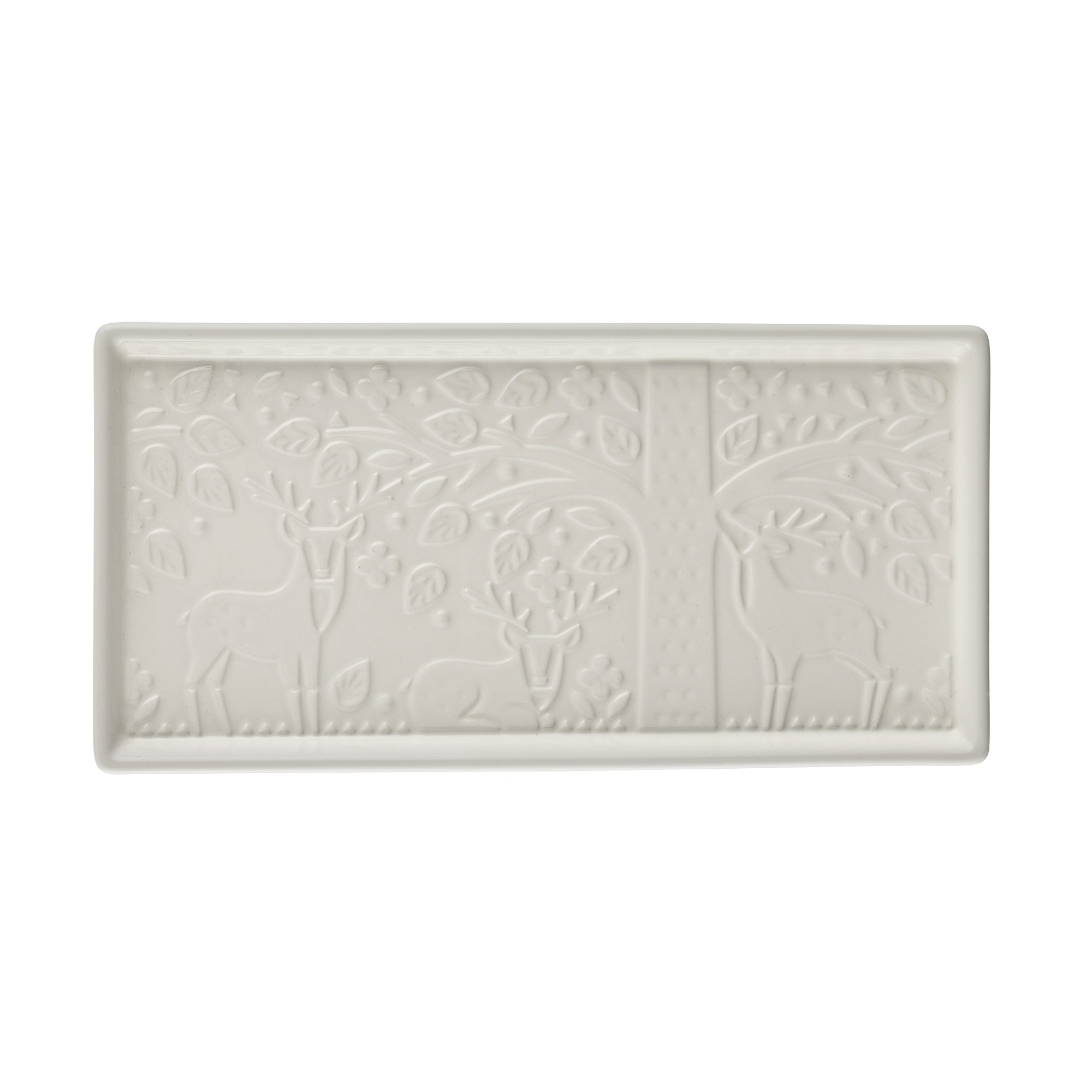Mason Cash servírovací tác In the forest, bílá, 30 x 14,5 cm – Jelen 2001.082