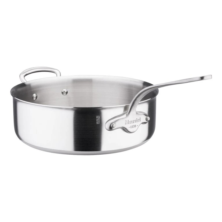 Mauviel Pánev na soté s protějším uchem M´Cook, 28 cm / 8,6 l 521028