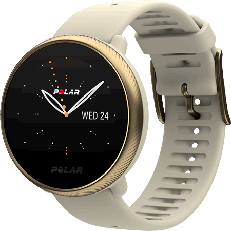 Polar Ignite 2 fitness hodinky, béžové, velikost S/L 90085185