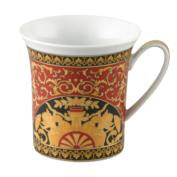 Rosenthal Hrnek s uchem Ikarus, Versace Medusa Red, 350 ml 19315-409605-15505