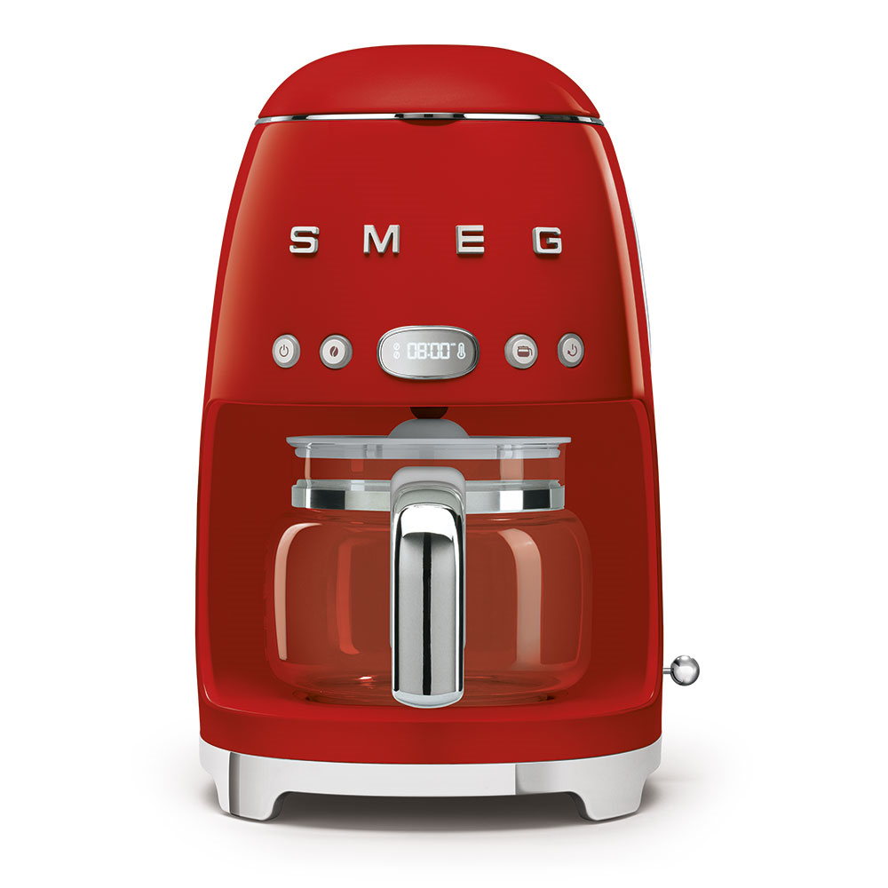 Smeg Překapávač na kávu 50´s Retro Style, červená DCF02RDEU
