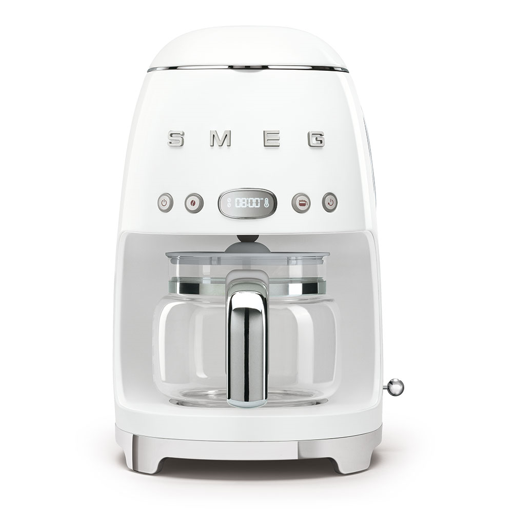 Smeg Překapávač na kávu 50´s Retro Style, bílá DCF02WHEU