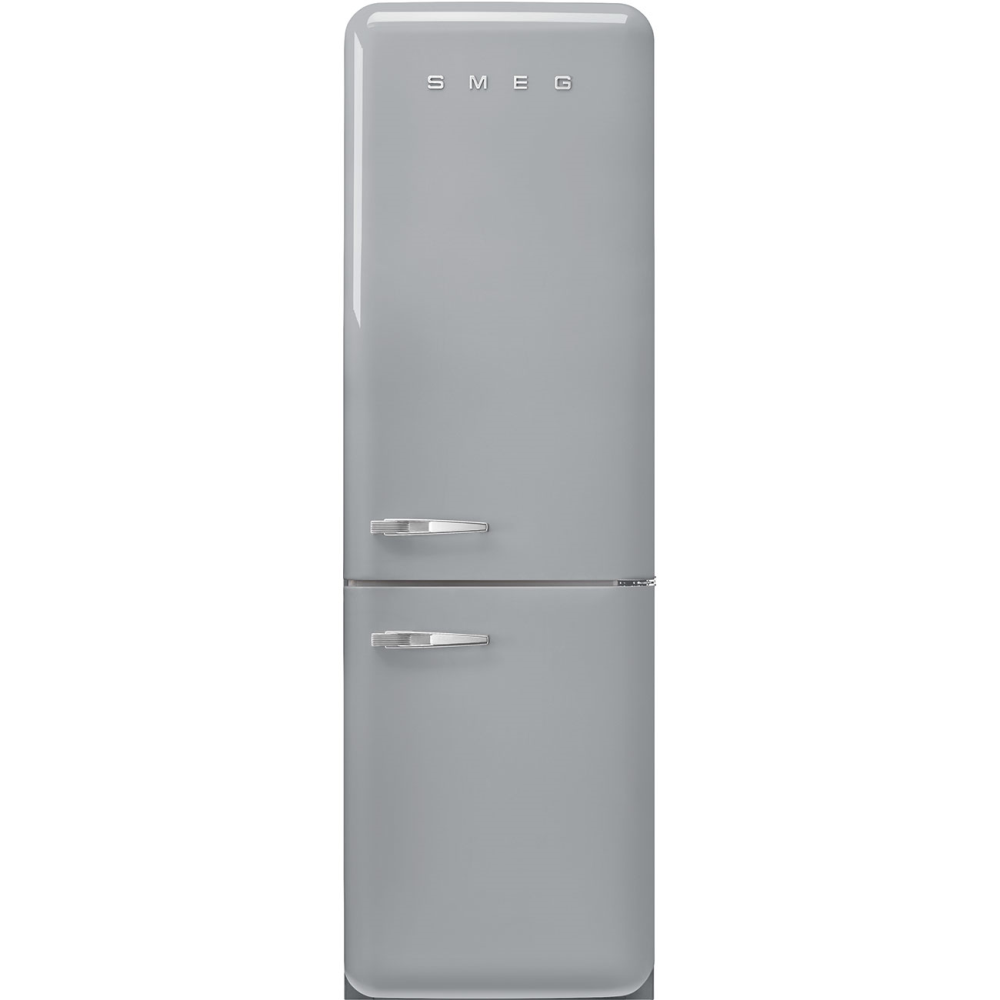 Smeg Lednice s mrazákem 50´s Retro Style FAB32 R, 234l/97l, pravostranné otvírání, stříbrná FAB32RSV5
