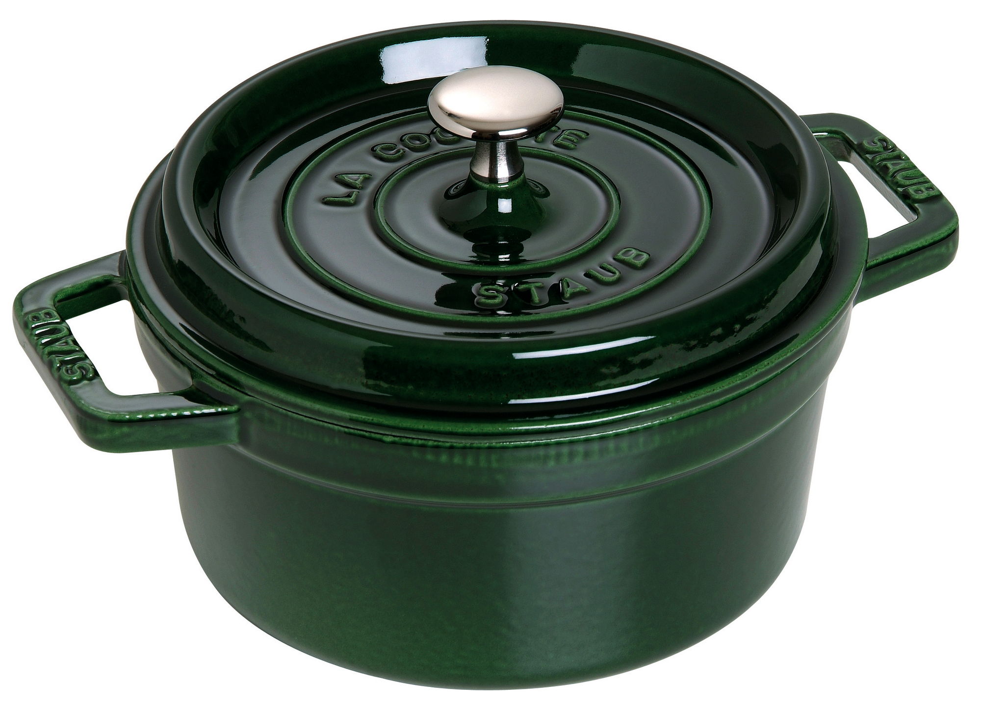 Staub Litinový hrnec s poklicí Cocotte, bazalková, 22 cm / 2,6 l 1102285