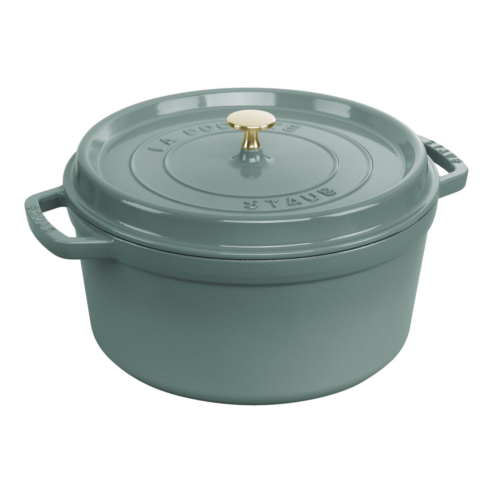 Staub Litinový hrnec s poklicí Cocotte, Ø 28 cm / 6,7 l, zelená 1023970