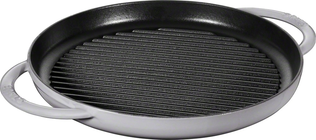Staub Litinový gril 26 cm, grafitově šedá 1203018