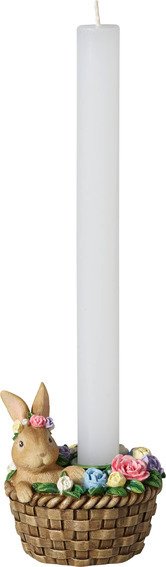 Villeroy & Boch Spring Fantasy svícen, zajíček v košíku, 9 cm 35-9389-0033