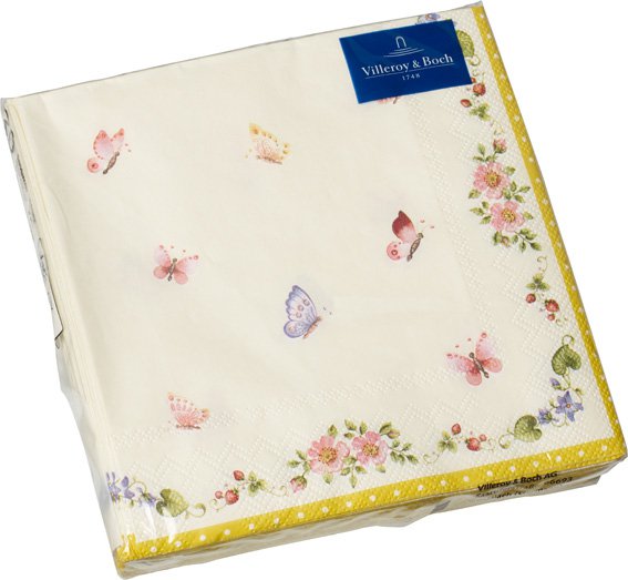 Villeroy & Boch Easter Accessoires ubrousky s motýly, 25 x 25 cm 35-9072-0032
