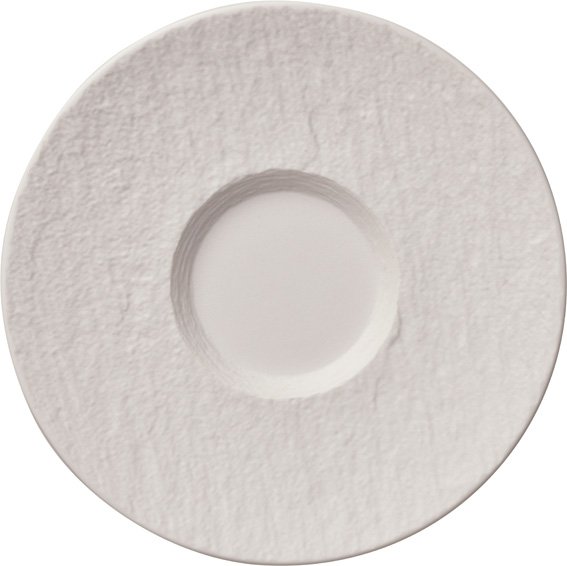 Villeroy & Boch Manufacture Rock Blanc podšálek k šálku na bílou kávu, Ø 17 cm 10-4240-1220