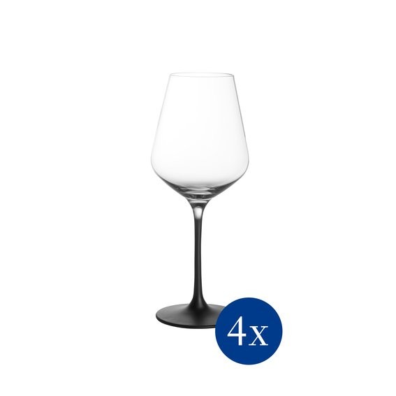 Villeroy & Boch Manufacture Rock sada sklenic na bílé víno 0,38 l, 4 ks 11-3798-8120