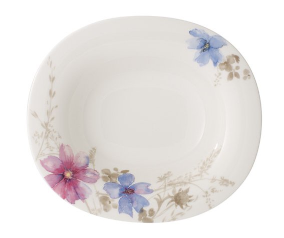 Villeroy & Boch Mariefleur Gris oválný hluboký talíř, 24 x 21 cm 10-4104-2730