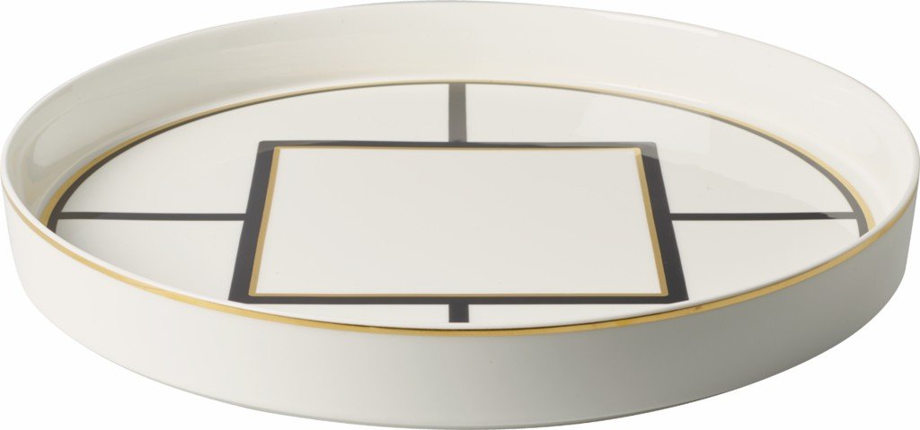 Villeroy & Boch MetroChic porcelánový podnos, Ø 33 cm 10-4483-6072