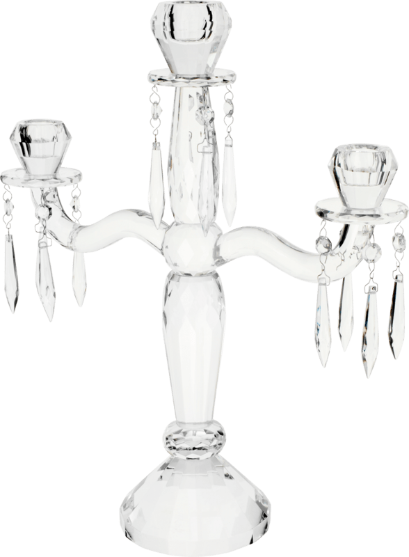 Villeroy & Boch Retro skleněný trojramenný svícen, 41,4 cm 11-7219-0912