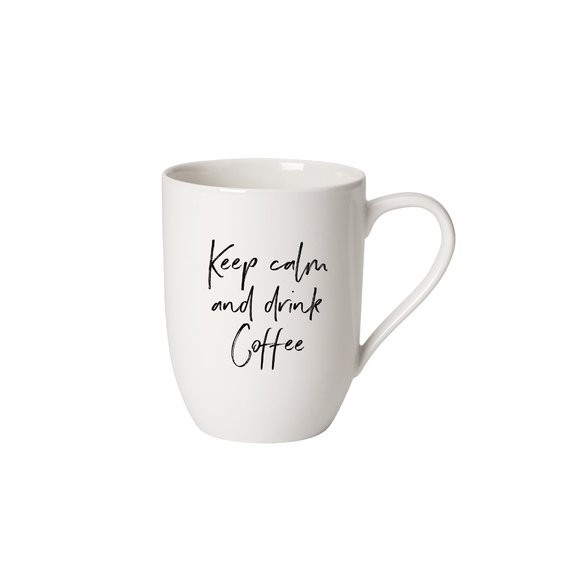 Villeroy & Boch Statement hrnek "Keep calm and drink coffee", 0,34 l 10-1621-9652
