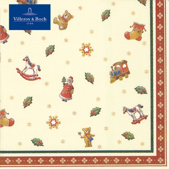Villeroy & Boch Winter Specials ubrousky, hračky, 33 x 33 cm 35-9074-0023