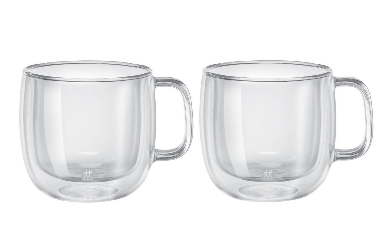 Zwilling Sorrento Plus dvoustěnná sklenice na capuccino, 450 ml, 2 ks 1003096