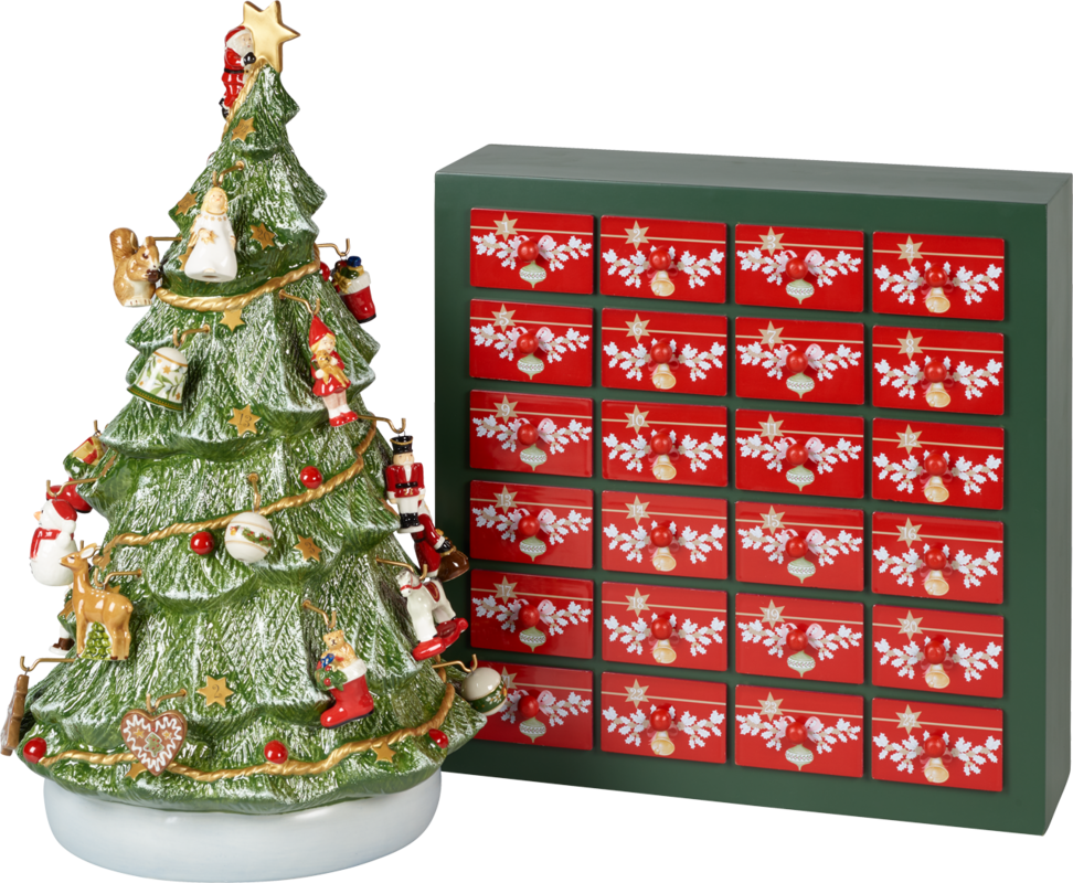 Villeroy & Boch Adventní kalendář, stromek Christmas Toys Memory, 53 cm 14-8602-9598