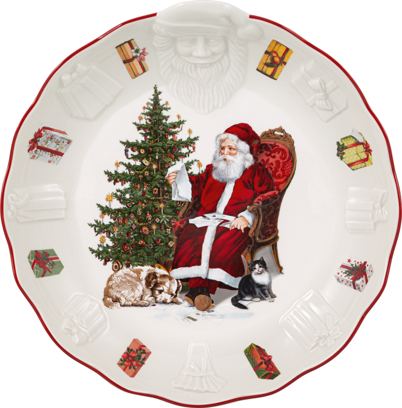 Villeroy & Boch Toy‘s Fantasy 2021 mísa s reliéfem Santy, 24 x 25 cm 14-8332-3614
