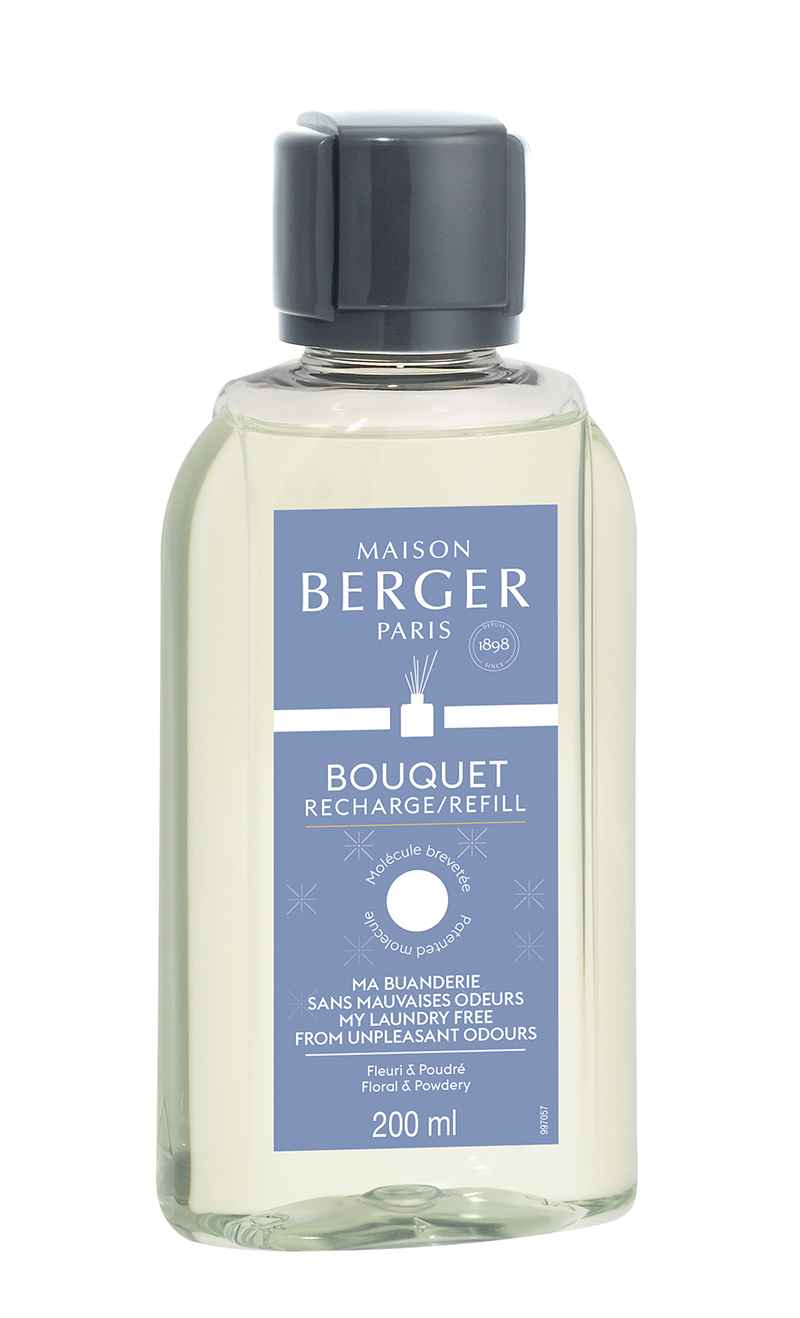 Maison Berger Paris Náplň do Difuzéru Proti zápachu z prádelny – Květinovo-pudrová vůně, 200 ml 6767