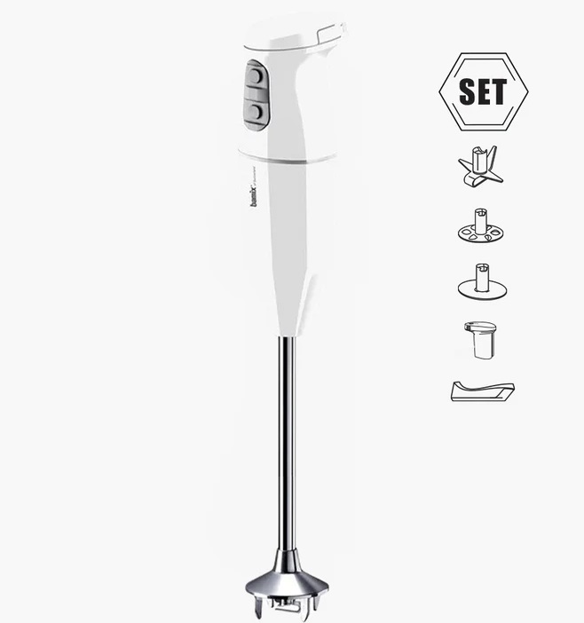 Bamix Bezdrátový tyčový mixér Cordless PRO, bílá 1132.002