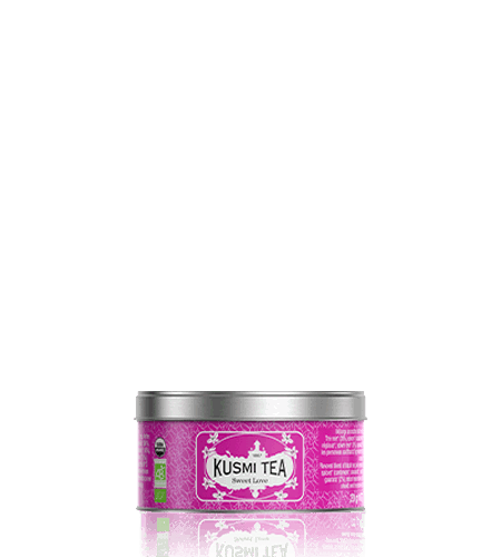 Kusmi Tea Sypaný černý  čaj Sweet Love Bio, kovová dóza 20 g 21084A1030