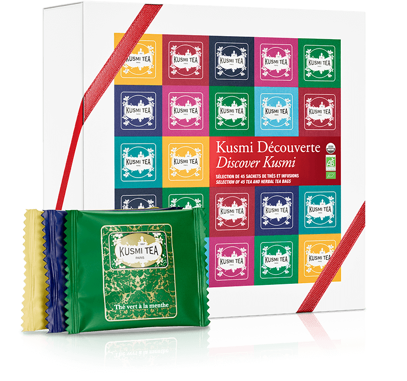 Kusmi Tea Dárková sada Discover, 45 mušelínových sáčků 21164A1220