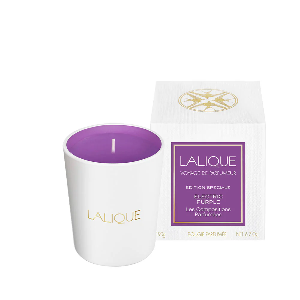 Lalique Vonná svíčka Electric Purple, 190 g  BFFB10181