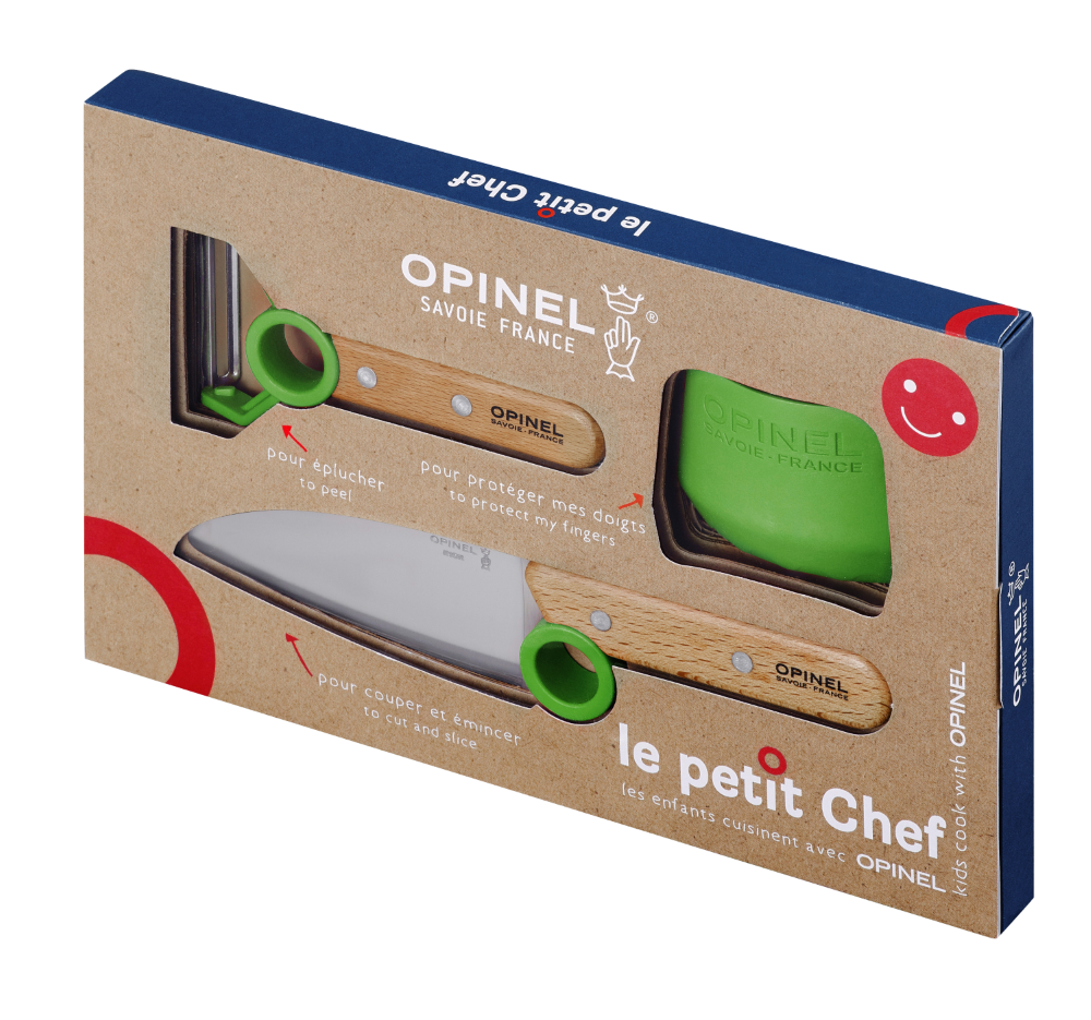 Opinel Dětská kuchařská sada le petit Chef, zelená 002577