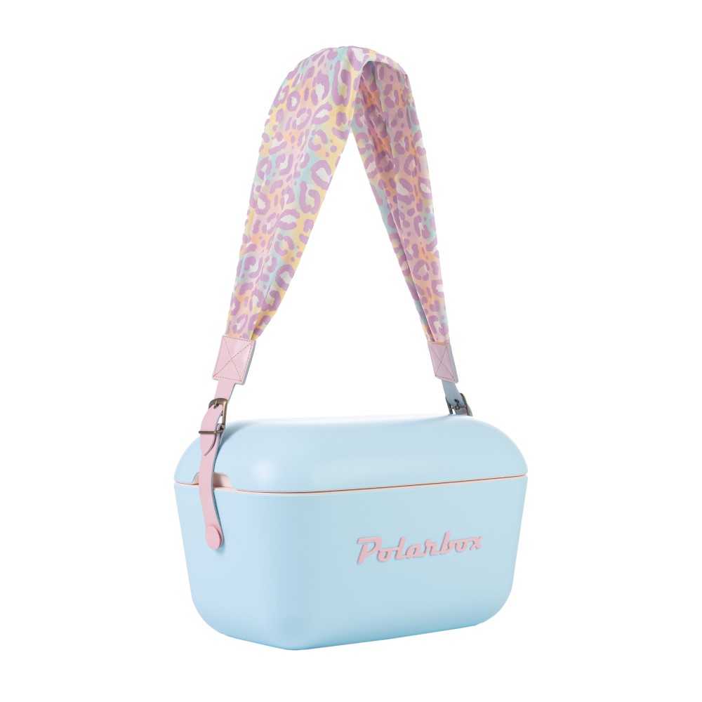 Polarbox Látkový popruh POP, vzor Animal, růžová přezka PLBSTRAP9299