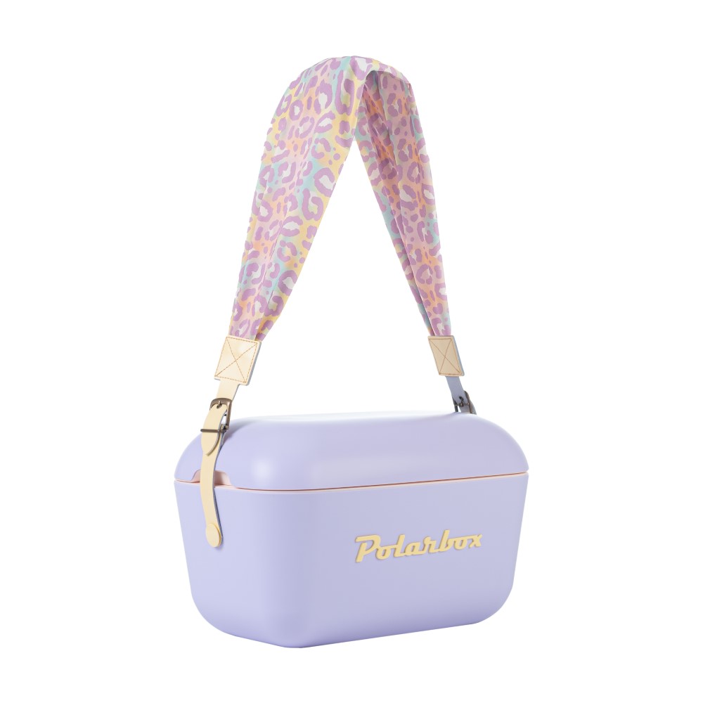 Polarbox Látkový popruh POP, vzor Animal, žlutá přezka PLBSTRAP9301