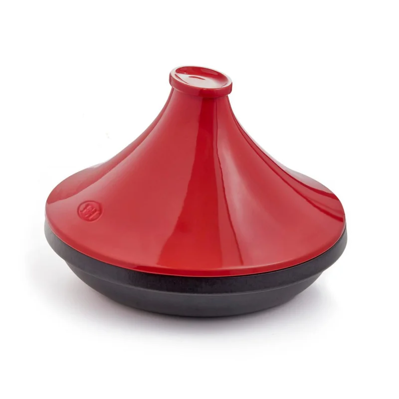 Emile Henry Keramická tajine na indukci Delight Colorama, granátové víko, Ø 33 cm 346632