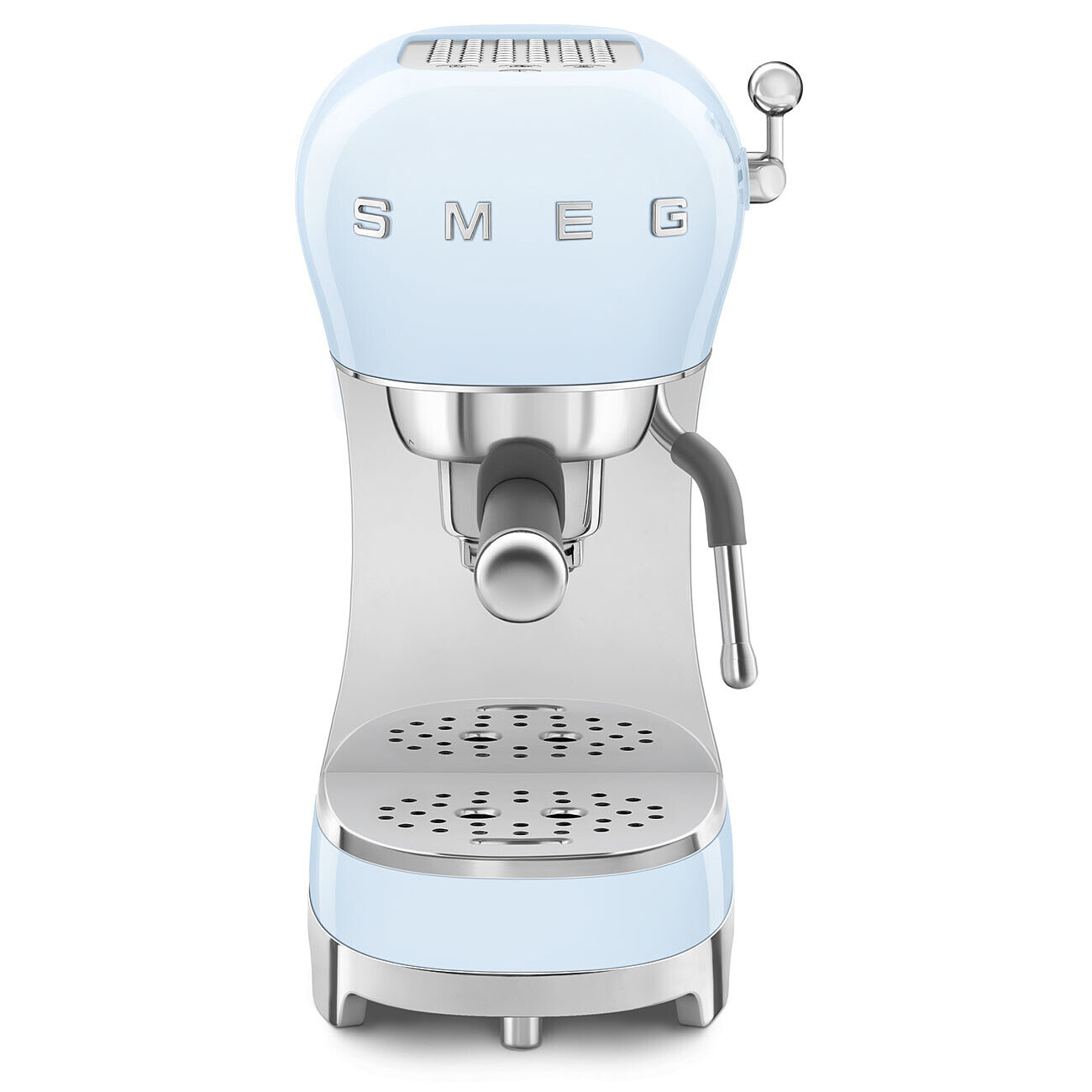 Smeg Pákový kávovar na espresso/cappucino ECF02, 50's Retro Style, pastelově modrá ECF02PBEU