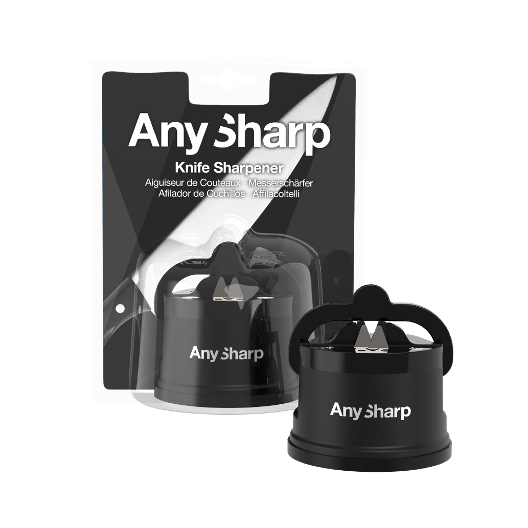 AnySharp Brousek na nože Premium s plastovým tělem v blistru, černá ANYSHARPBLACK