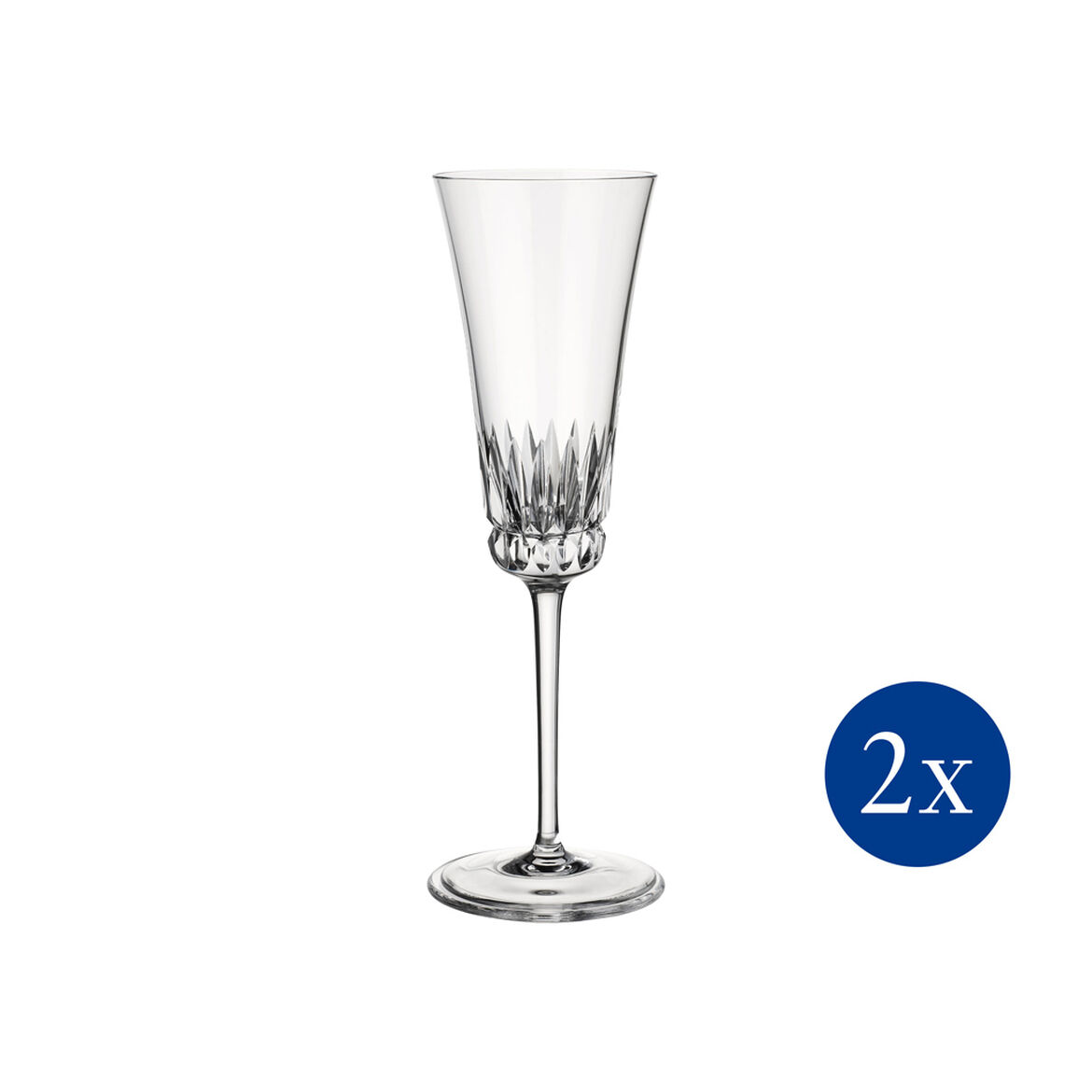 Villeroy & Boch Flétna na šampaňské Grand Royal, 0,23 l, 2 ks 11-3618-8138
