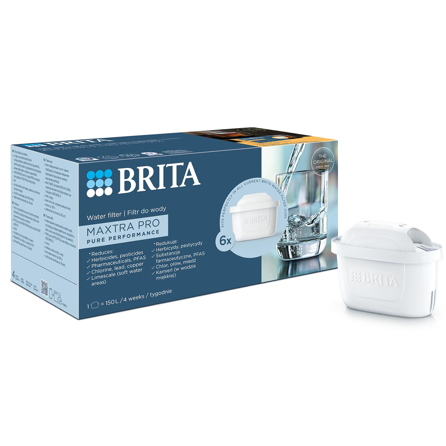 Filtrační patrony Brita - MAXTRApro, 6 ks