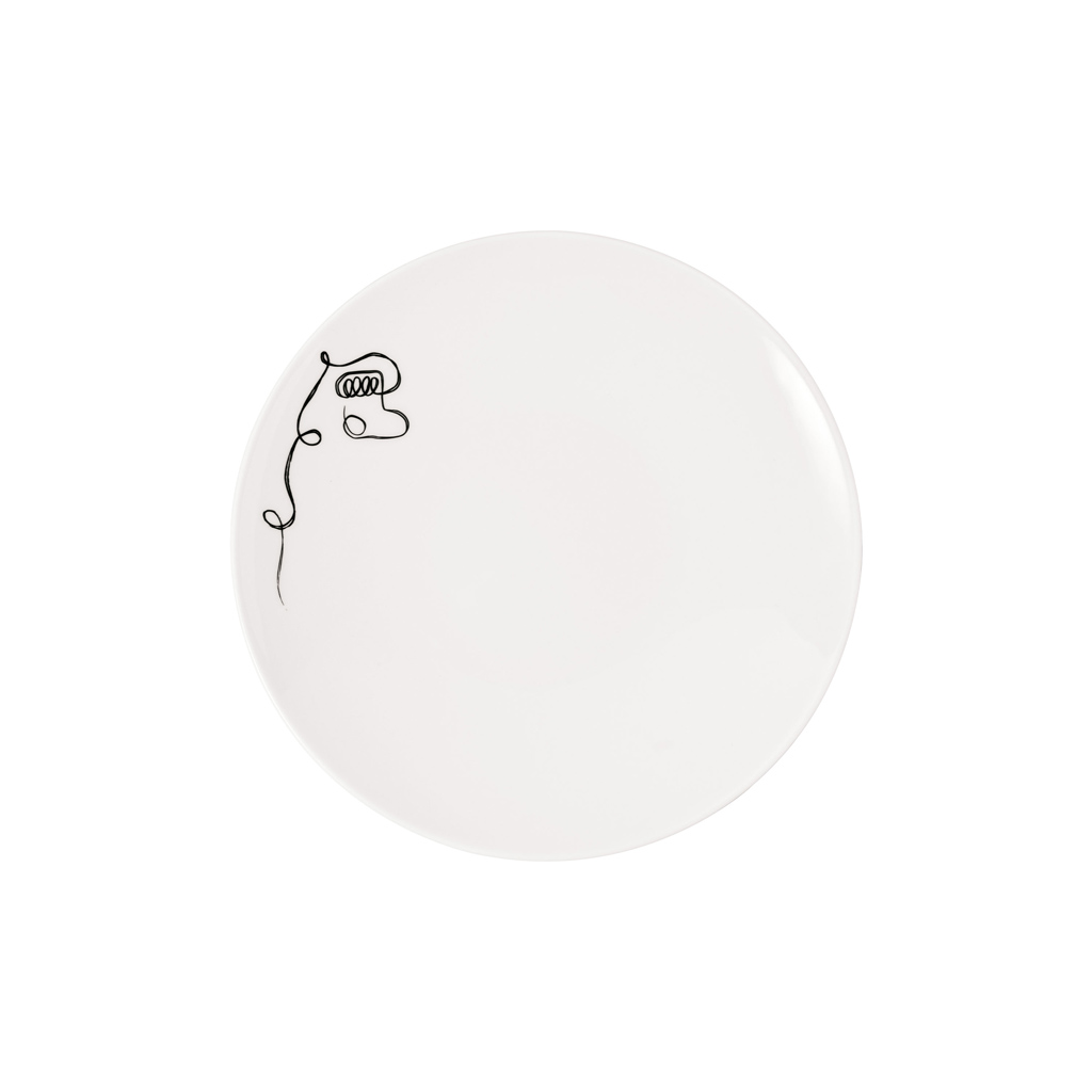 Villeroy & Boch Dezertní talíř Statement Lines "XMAS", Ø 21,2 cm 10-1629-6151