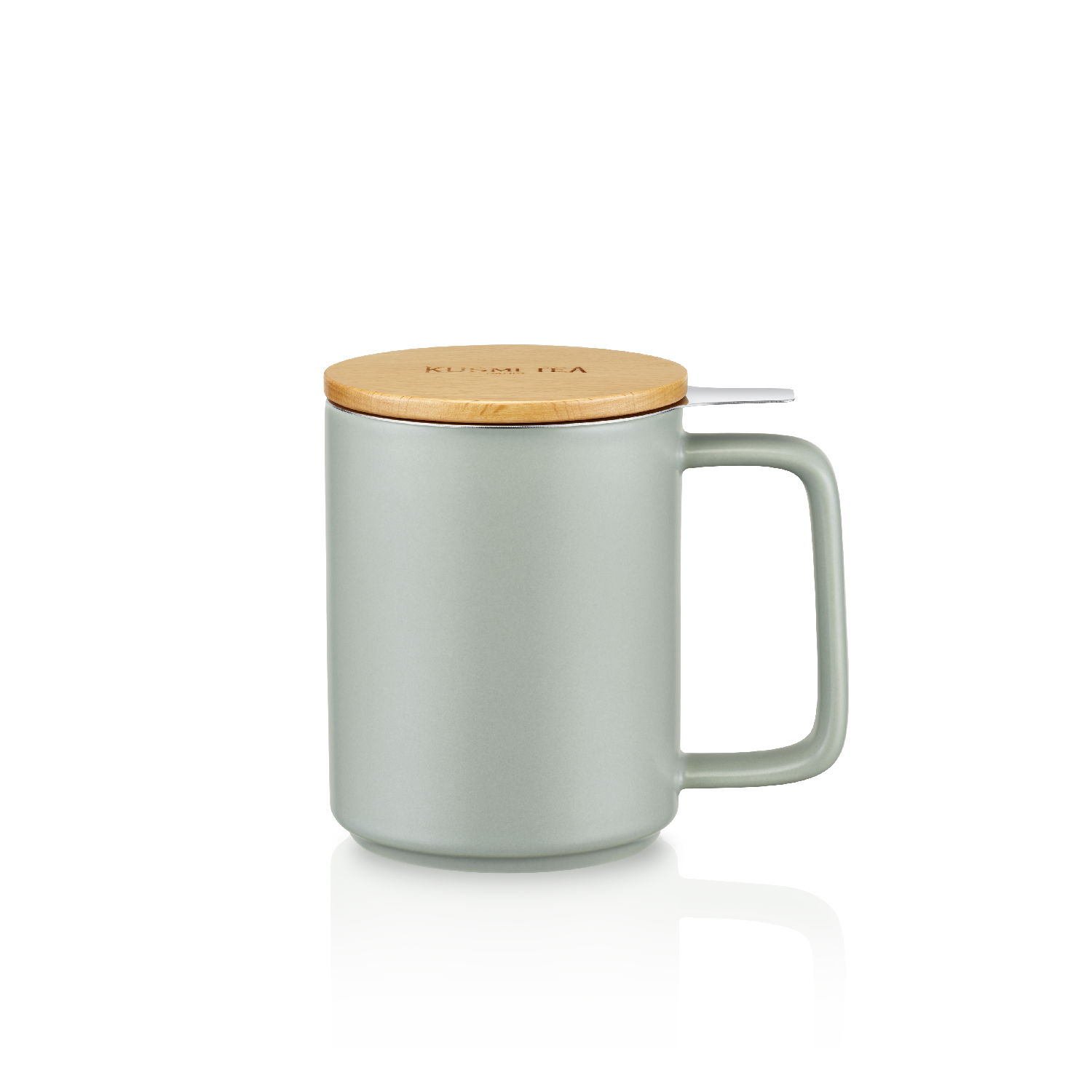 Kusmi Tea Hrnek na čaj s nerezovým sítkem, 0,48 l, světle zelená 5000000855