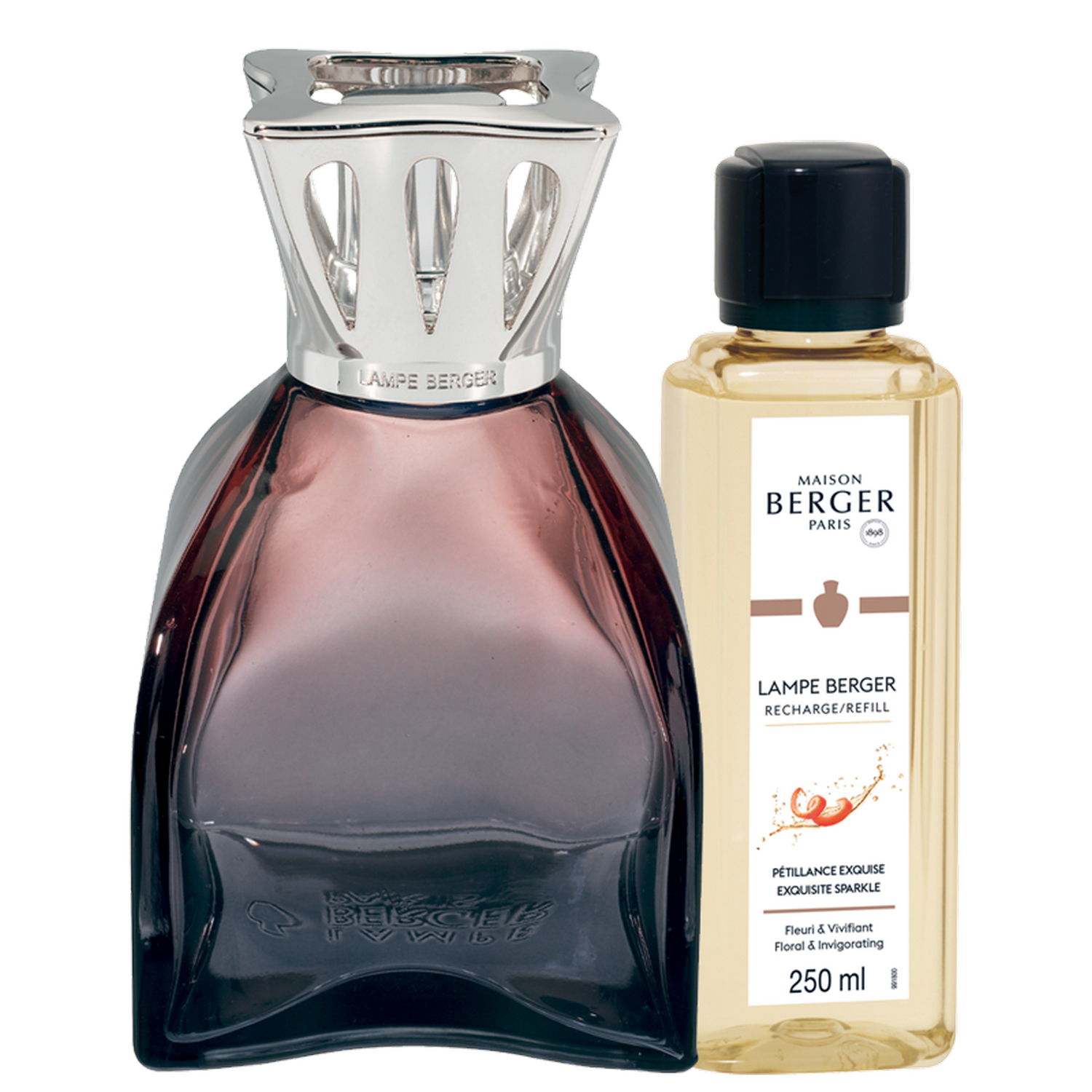 Maison Berger Paris Katalytická lampa Lilly, růžová + náplň Intenzivní třpyt, 250 ml 4799