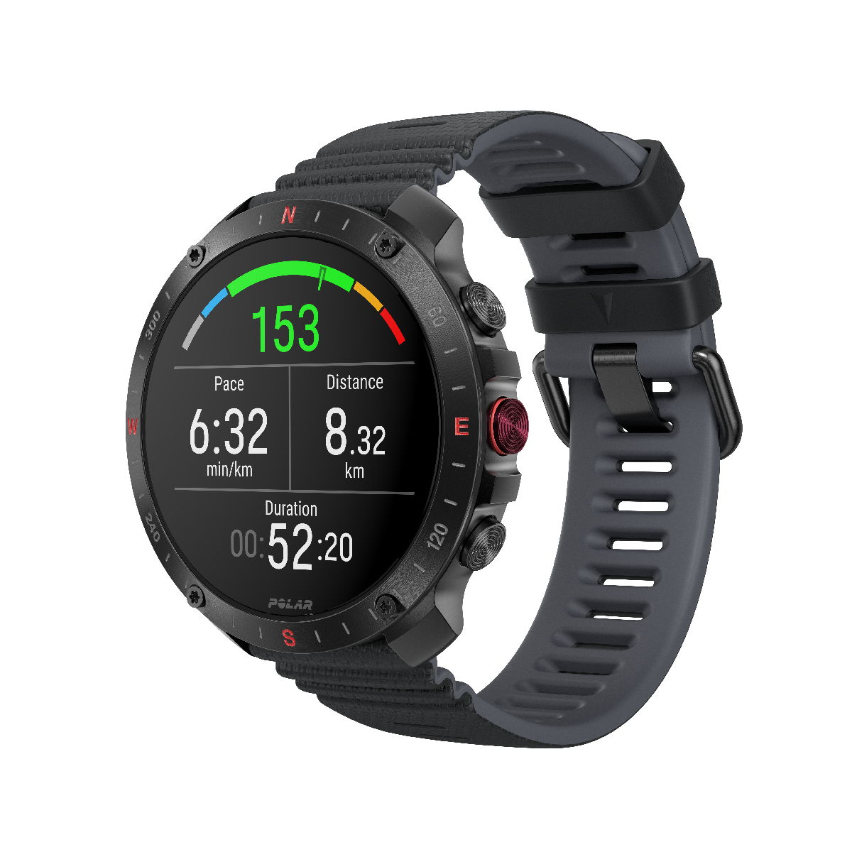Polar Outdoor sporttestr Grit X2 Pro, S-L, černá 900110283