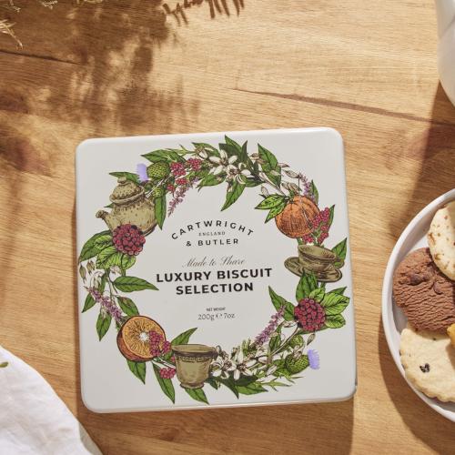 Cartwright & Butler Dárková sada Luxury Biscuits Selection, výběr sušenek, 200 g 4505