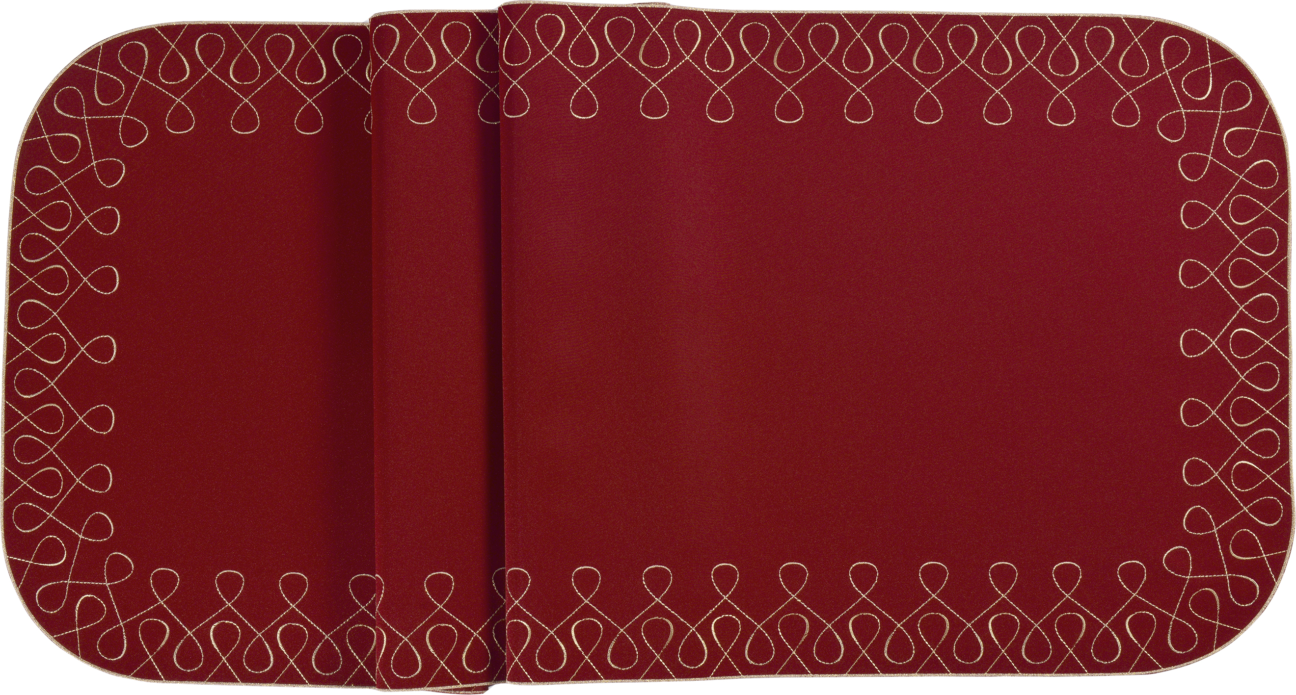 Sander Čtvercový ubrus Curly, 85 x 85 cm, burgundy 826803-26