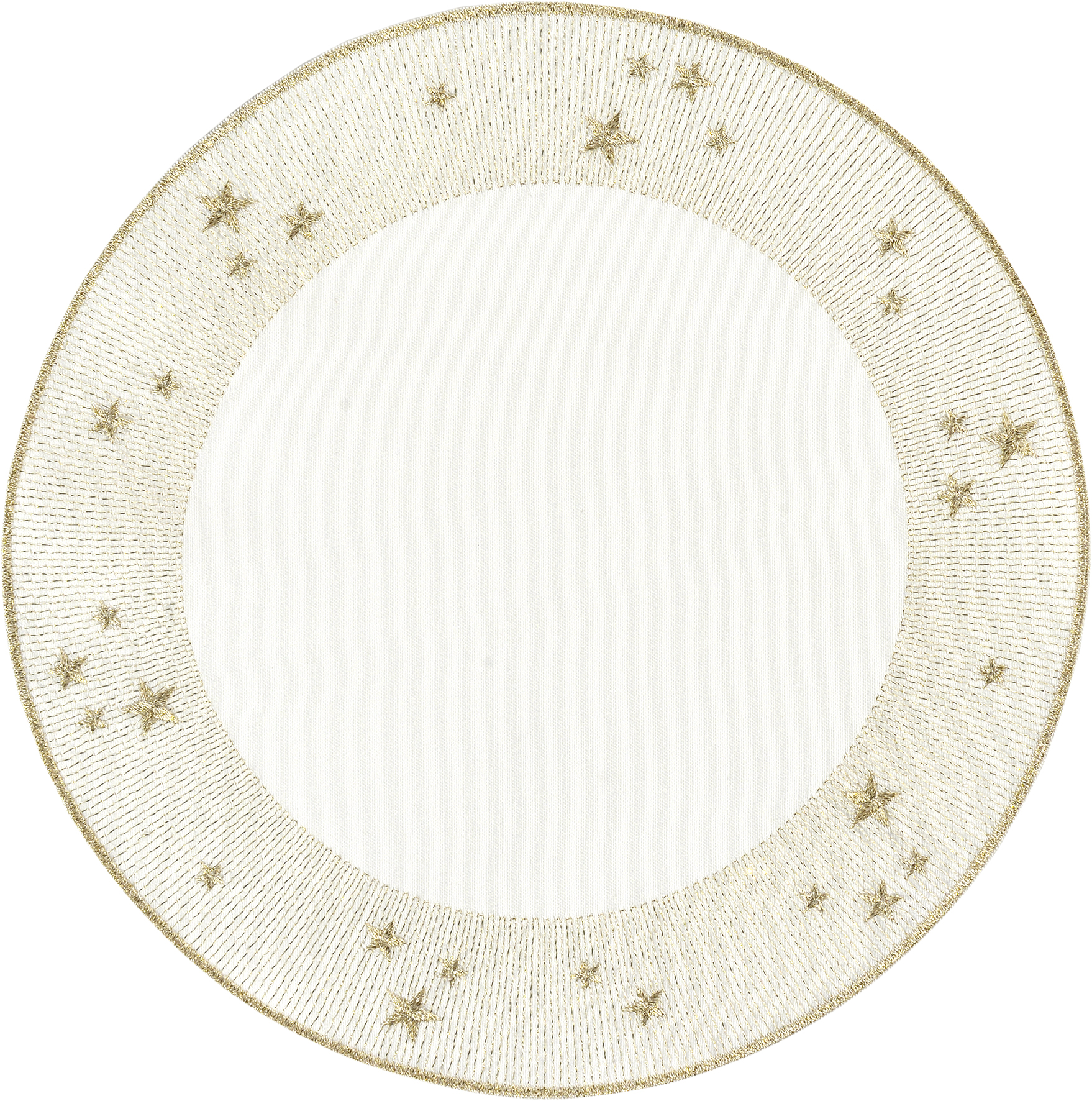 Sander Kulaté prostírání Starlight, 36 cm, ecru 826945-29